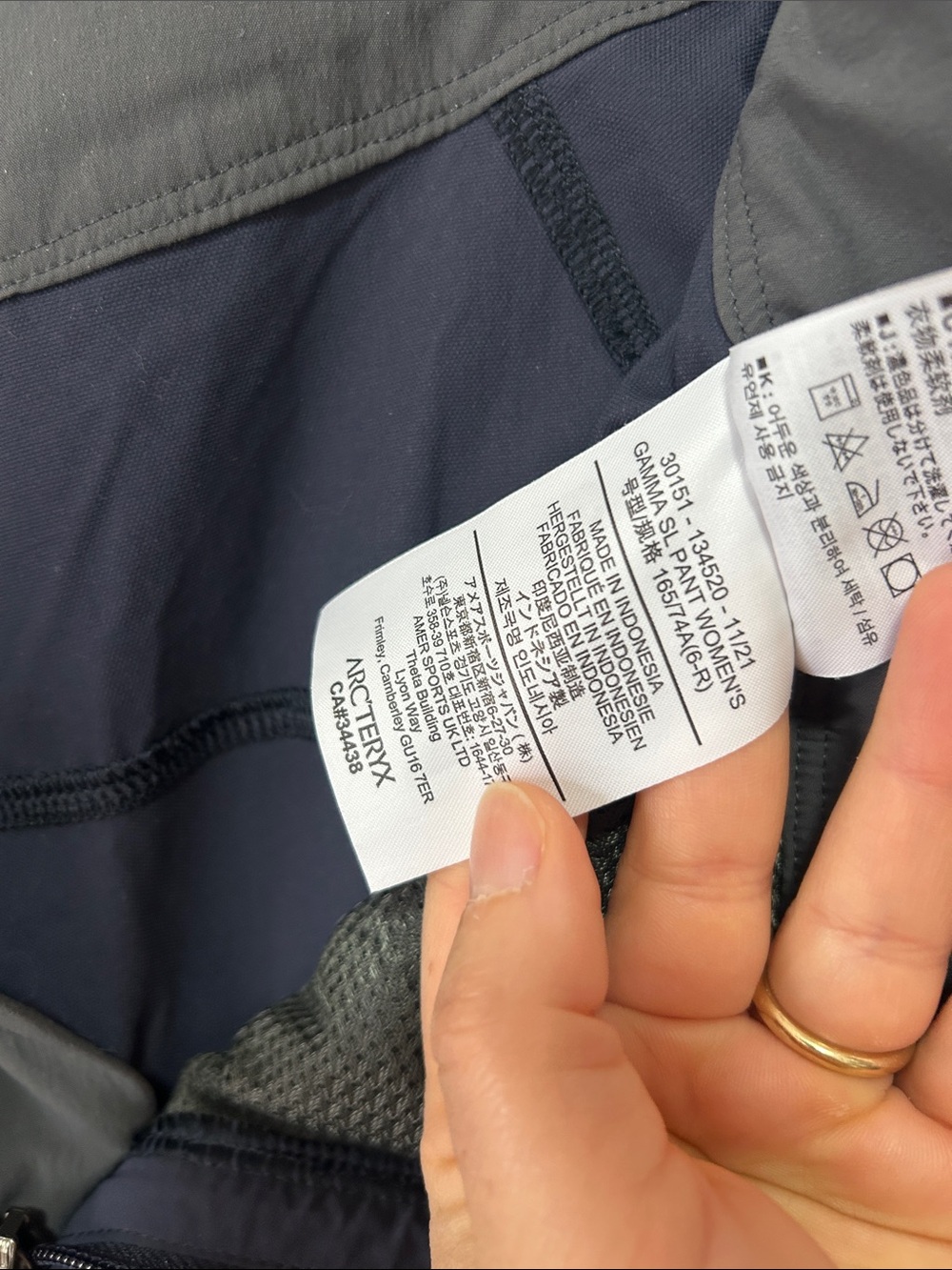 Arc’teryx Gamma SL Pants navy size 6 - Picture 13 of 13